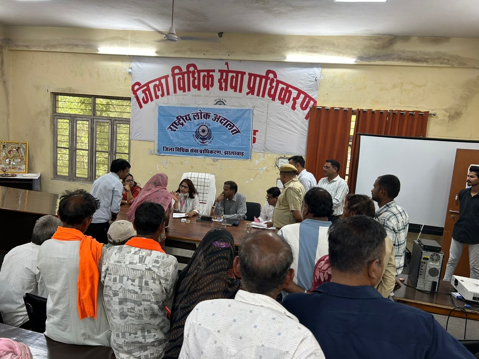 झालावाड़ न्याय क्षेत्र में राष्ट्रीय लोक अदालत हुई, 51 हजार से अधिक प्रकरणों का निस्तारण  किया