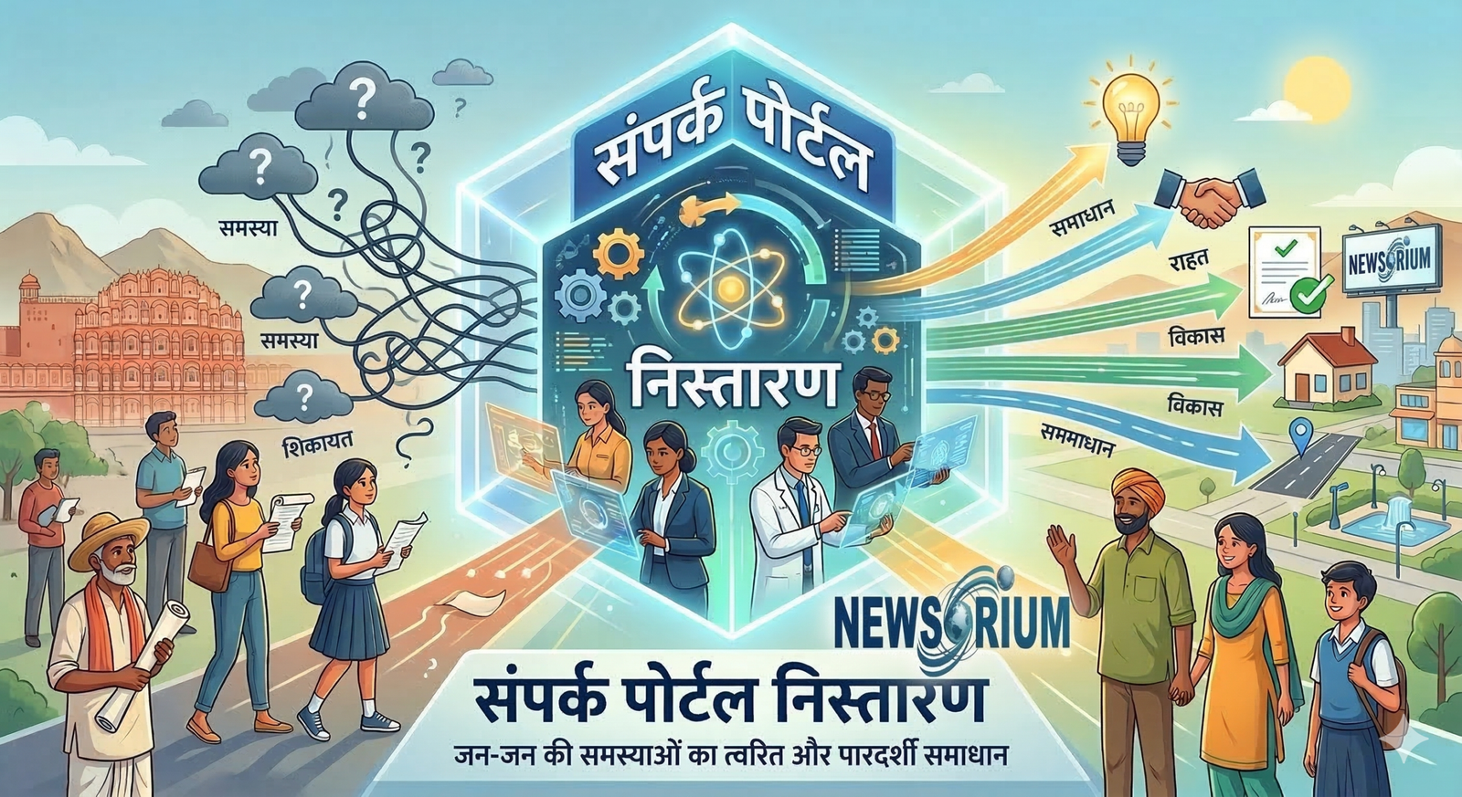 संपर्क पोर्टल निस्तारण में झालावाड़ की ‘हैट्रिक’, तीन माह से प्रदेश में अव्वल