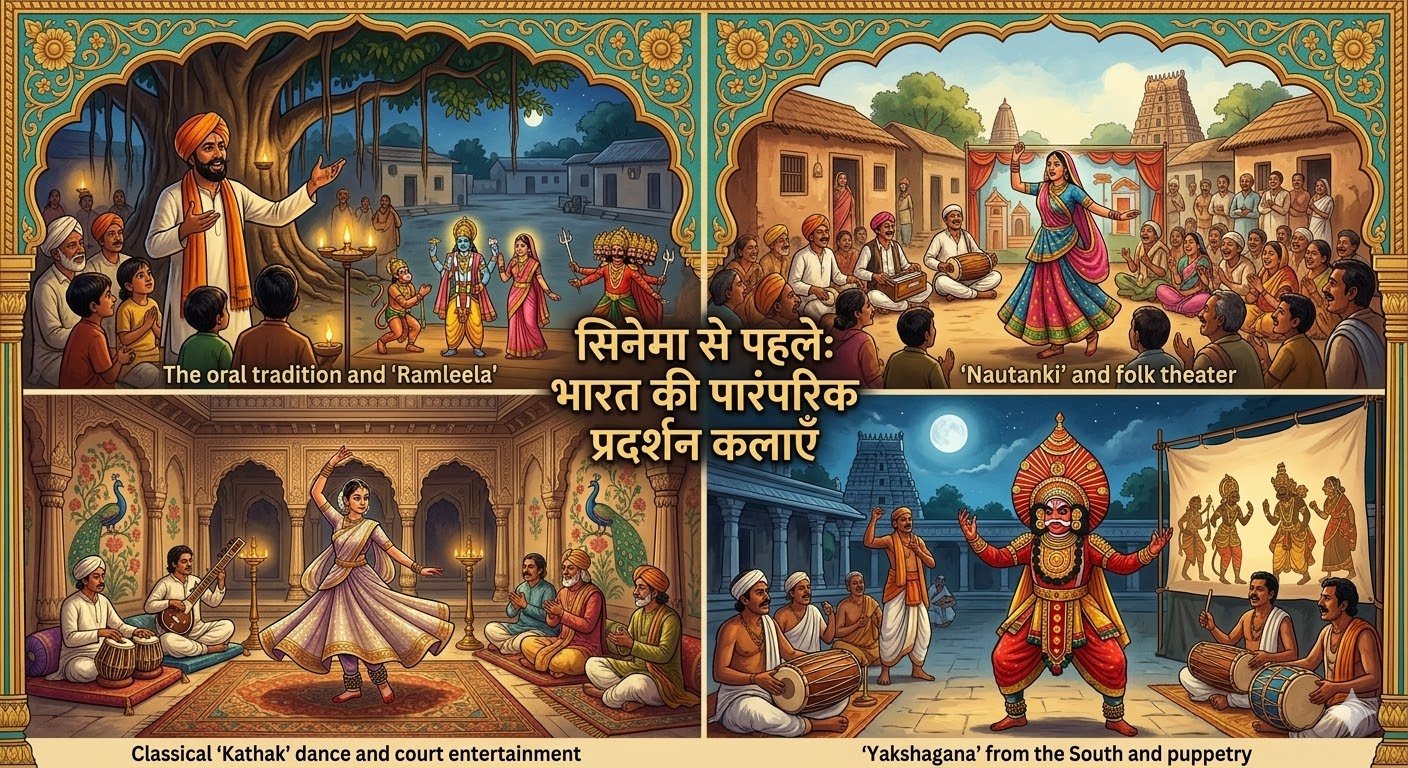 सिनेमा से पहले भारत में क्या था?