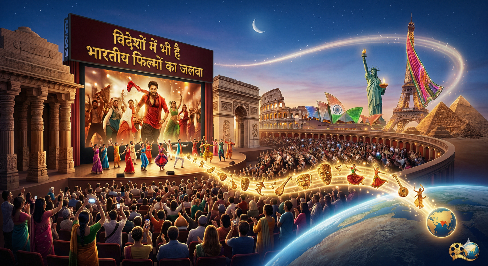 विदेशों में भी है भारतीय फिल्मों का जलवा